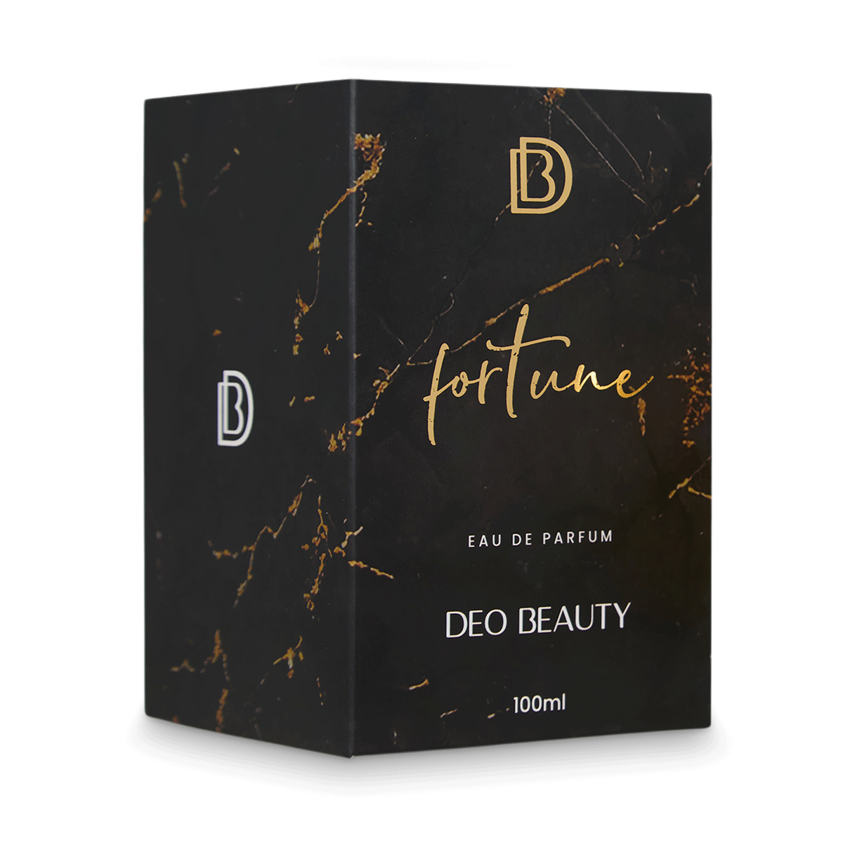 Perfume Fortune Eau de Parfum 100 ml DeoBeauty, floral ambarado moderno, frasco dourado, imagem 3 de 4