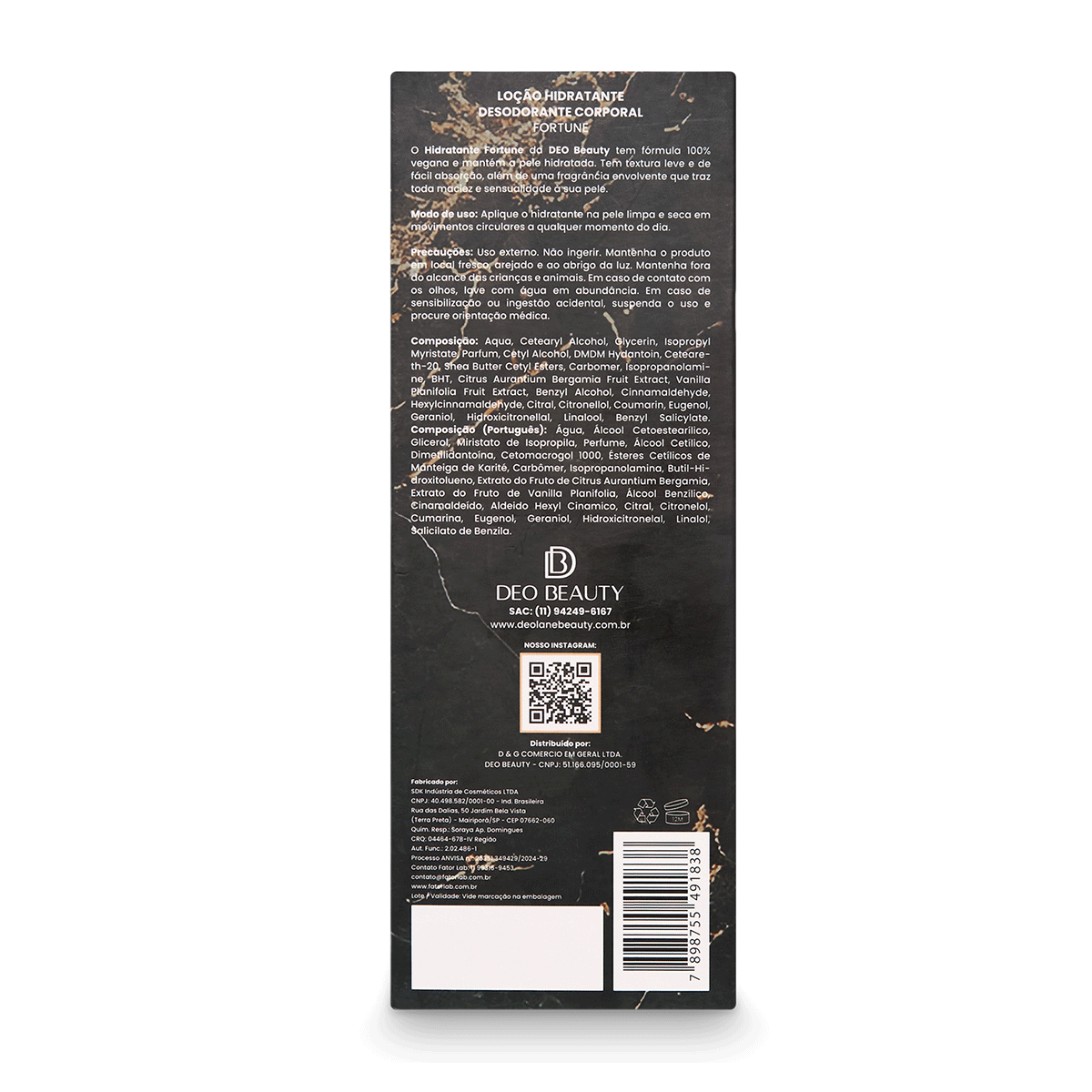 FORTUNE (loção hidratante) 200ml