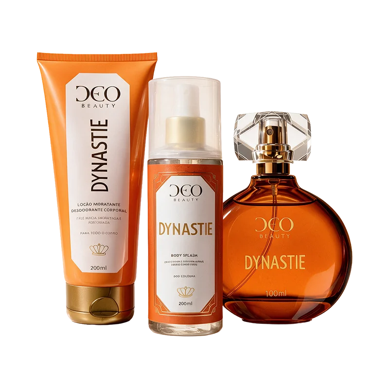 Kit Completo Dynastie - (Perfume 100 ml + Hidratante 200 ml + Body Splash 200 ml)