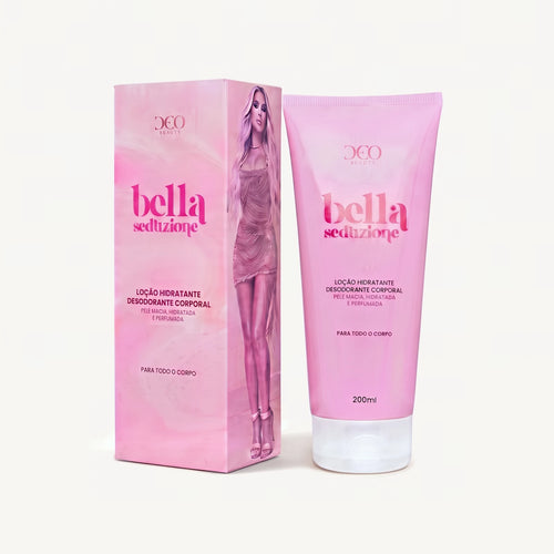 Bella Seduzione Loção Hidratante 200 ml DeoBeauty com a caixa