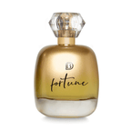 Perfume Fortune Eau de Parfum 100 ml DeoBeauty, floral ambarado moderno, frasco dourado