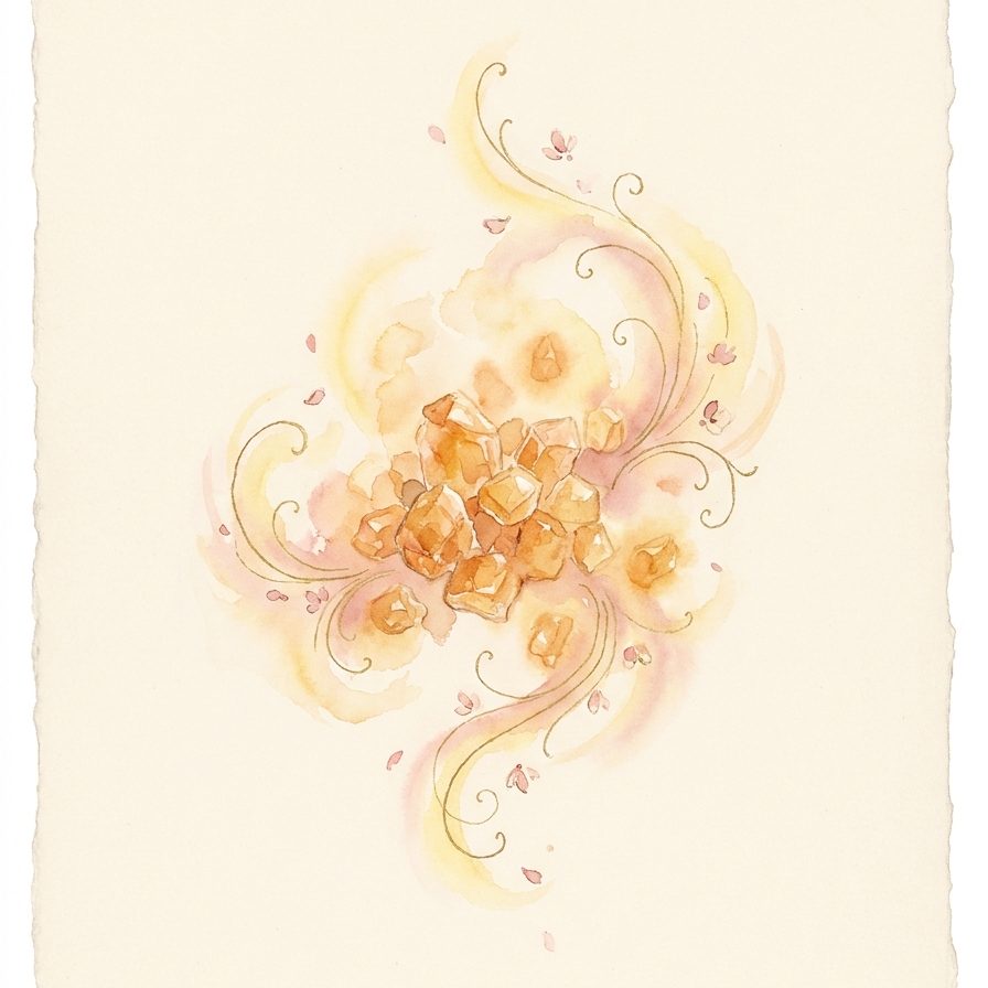 Ilustração do acorde adocicado do Perfume Fortune Intense