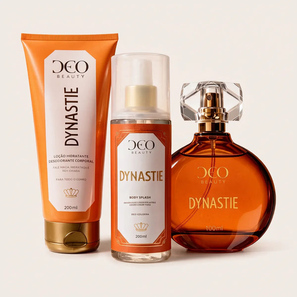 deo-padronizada | Kit Completo Dynastie - (Perfume 100 ml + Hidratante 200 ml + Body Splash 200 ml)
